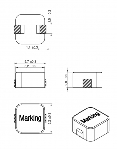 INDUTOR 100UH 744373965101 WE-LHMI