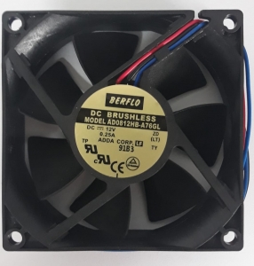 micro ventilador cooler ventoinha 80x80x25mm 12volts rolamento ad0812hb-a76