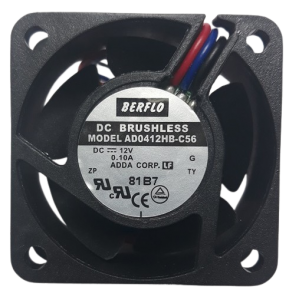 micro ventilador cooler ventoinha 40x40x20mm 12v rolamento ad0412hb-c56