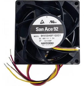 MICRO VENTILADOR cooler 90X90X38MM 48V 1,2A C/ 4 FIOS E CONECTOR 9HV0948P1G001 SANYO ROLAMENTO