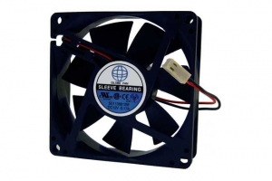 MICRO VENTILADOR cooler 80X80X25MM 12V 0,17A BUCHA 2 FIOS S01138812M