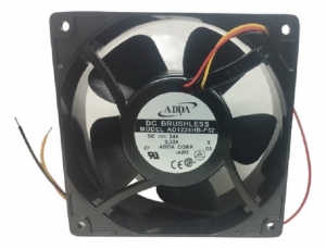 MICRO VENTILADOR cooler AD1224HB-F52 120X120X38MM 24V 0,32A 2800rpm ROLAMENTO 3 FIOS E CONECTOR