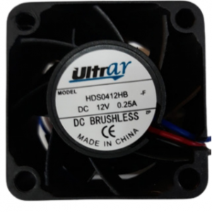 micro ventilador cooler 40X40X28mm  12volts hds0412hbf bucha