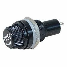 kit 10 peças porta fusivel pequeno rosca painel para fusivel 5x20mm