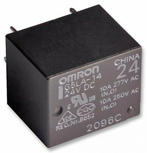 10 peças RELE G5LA-14DC24 OMRON (G5LA14DC24 OMRON) Relé OMRON 24VDC 10A SPDT G5LA-14