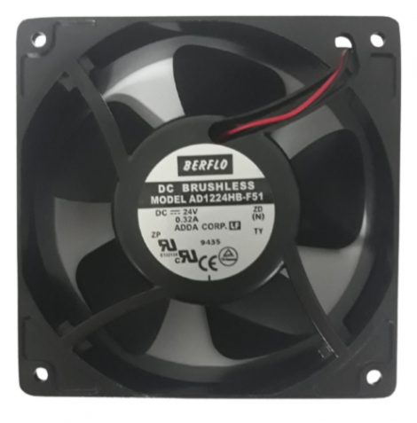 Micro ventilador cooler ventoinha 24VCC 120X120X38MM AD1224HB-F51 rolamento